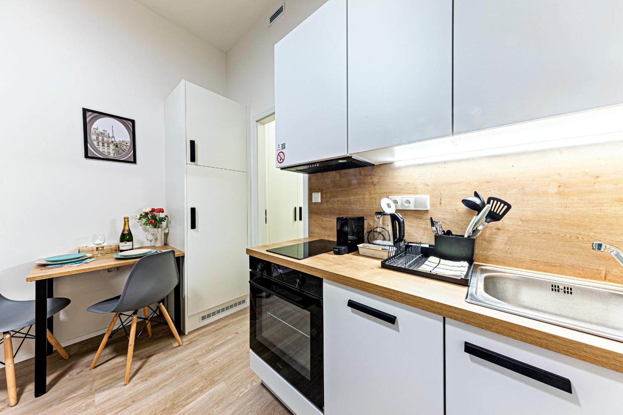 Kora Apartments Andel Prága Kültér fotó