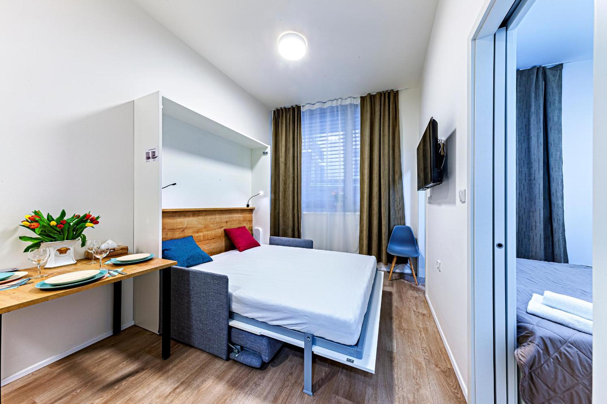 Kora Apartments Andel Prága Kültér fotó
