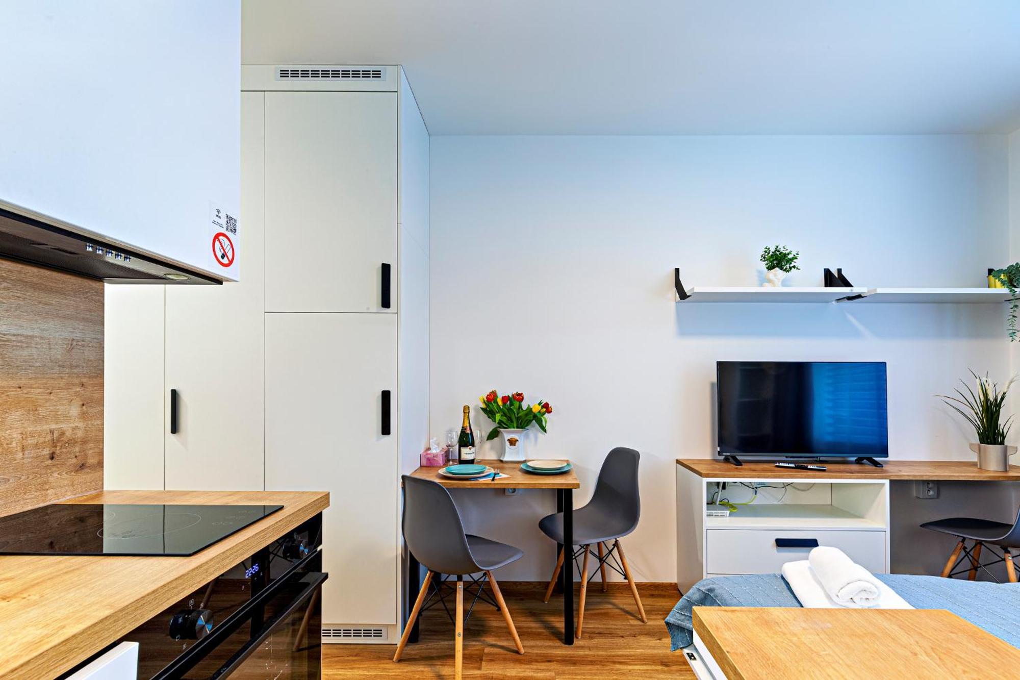 Kora Apartments Andel Prága Kültér fotó