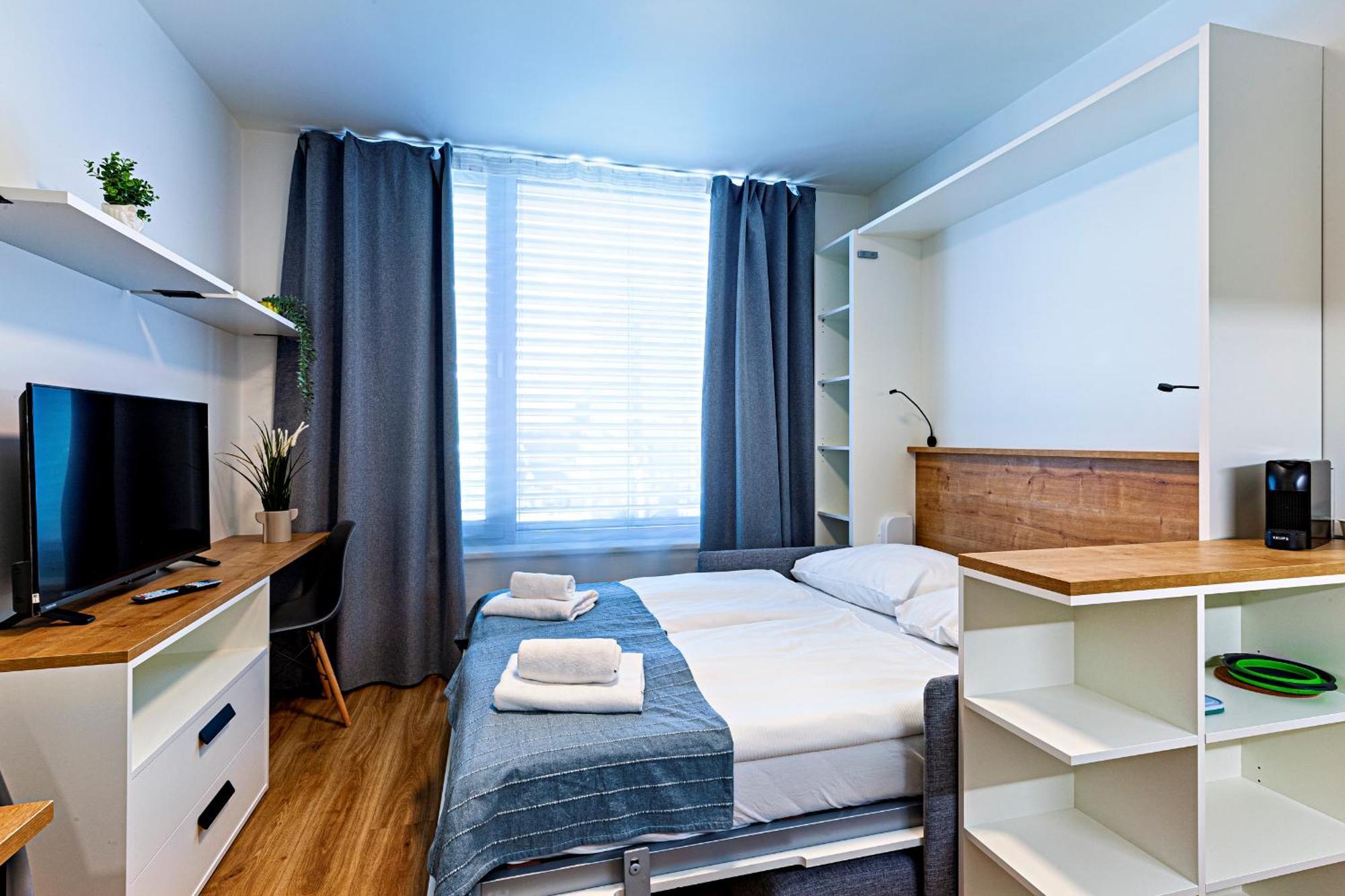 Kora Apartments Andel Prága Kültér fotó