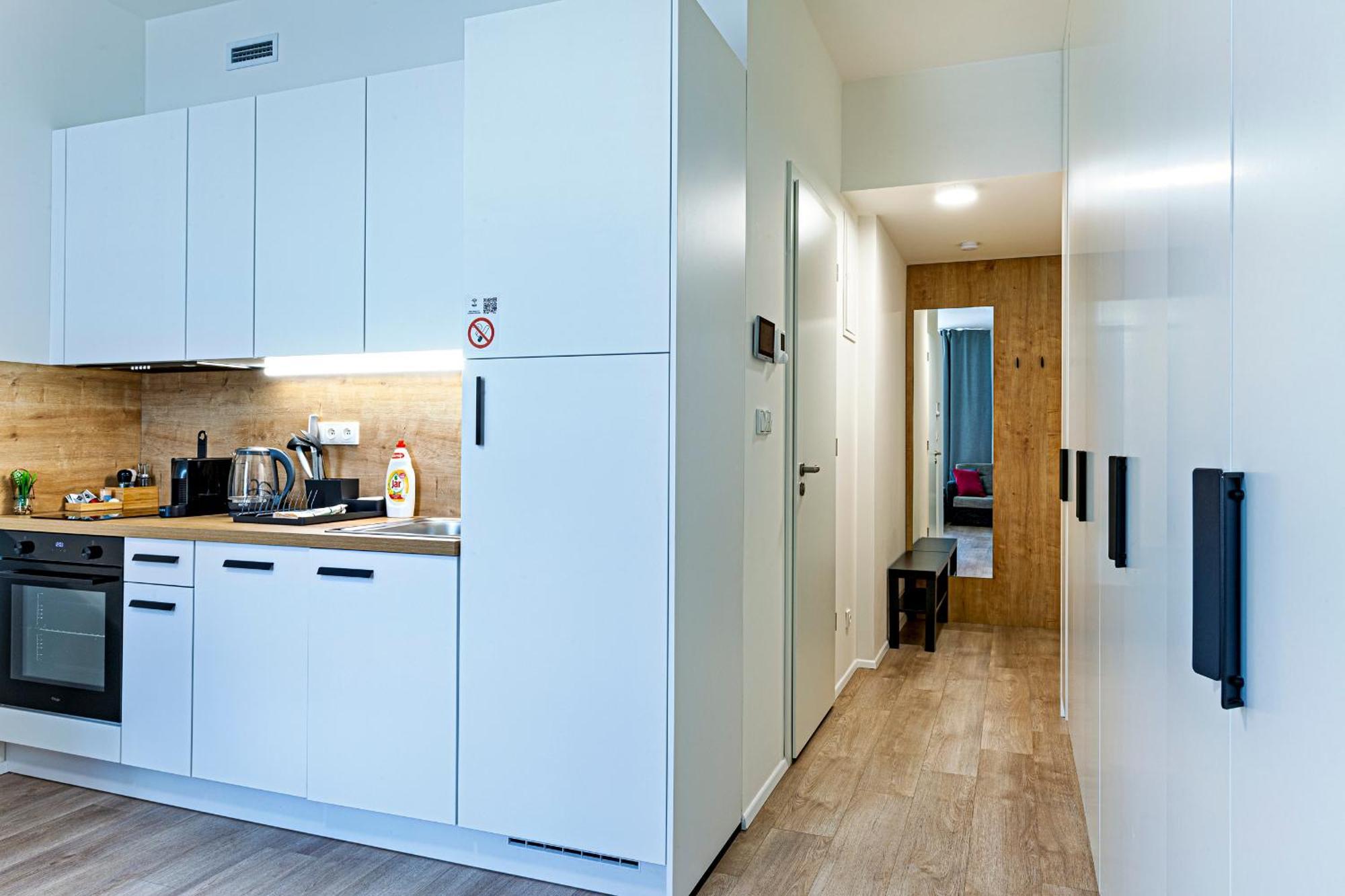 Kora Apartments Andel Prága Kültér fotó
