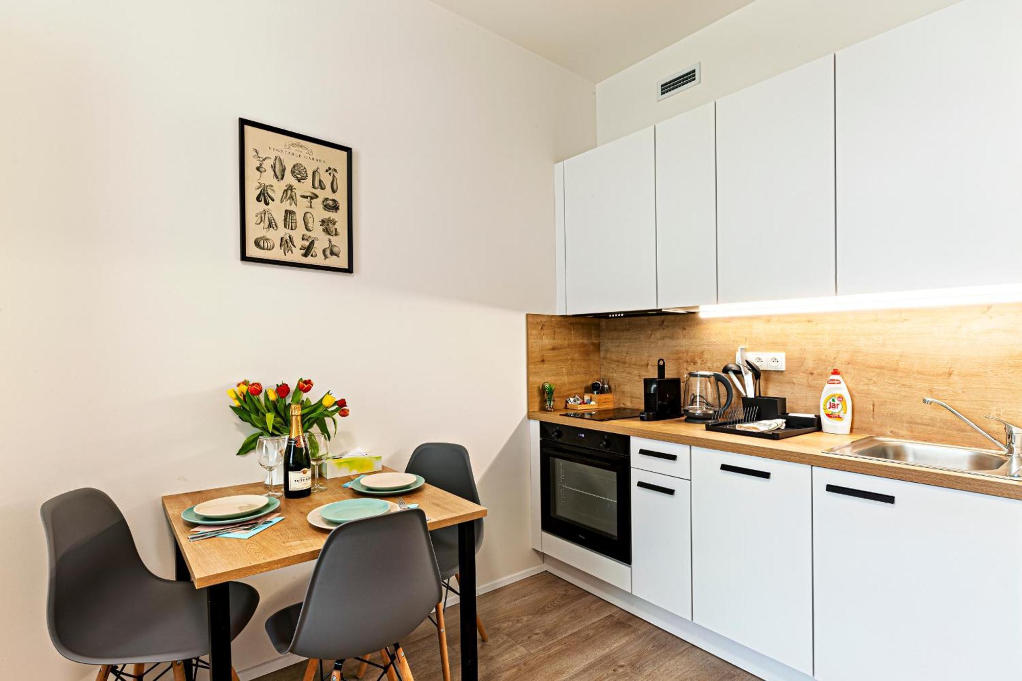 Kora Apartments Andel Prága Kültér fotó