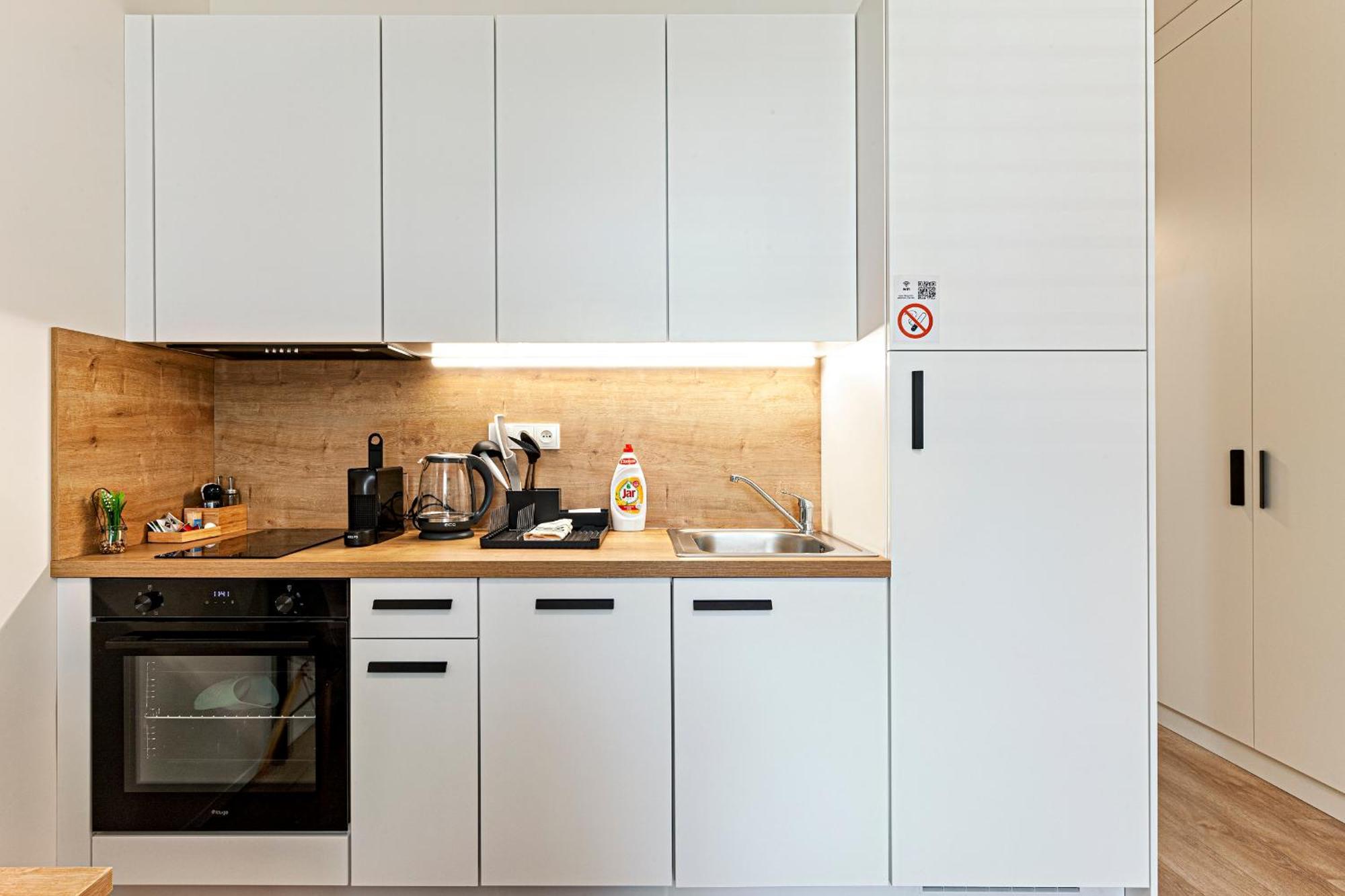 Kora Apartments Andel Prága Kültér fotó