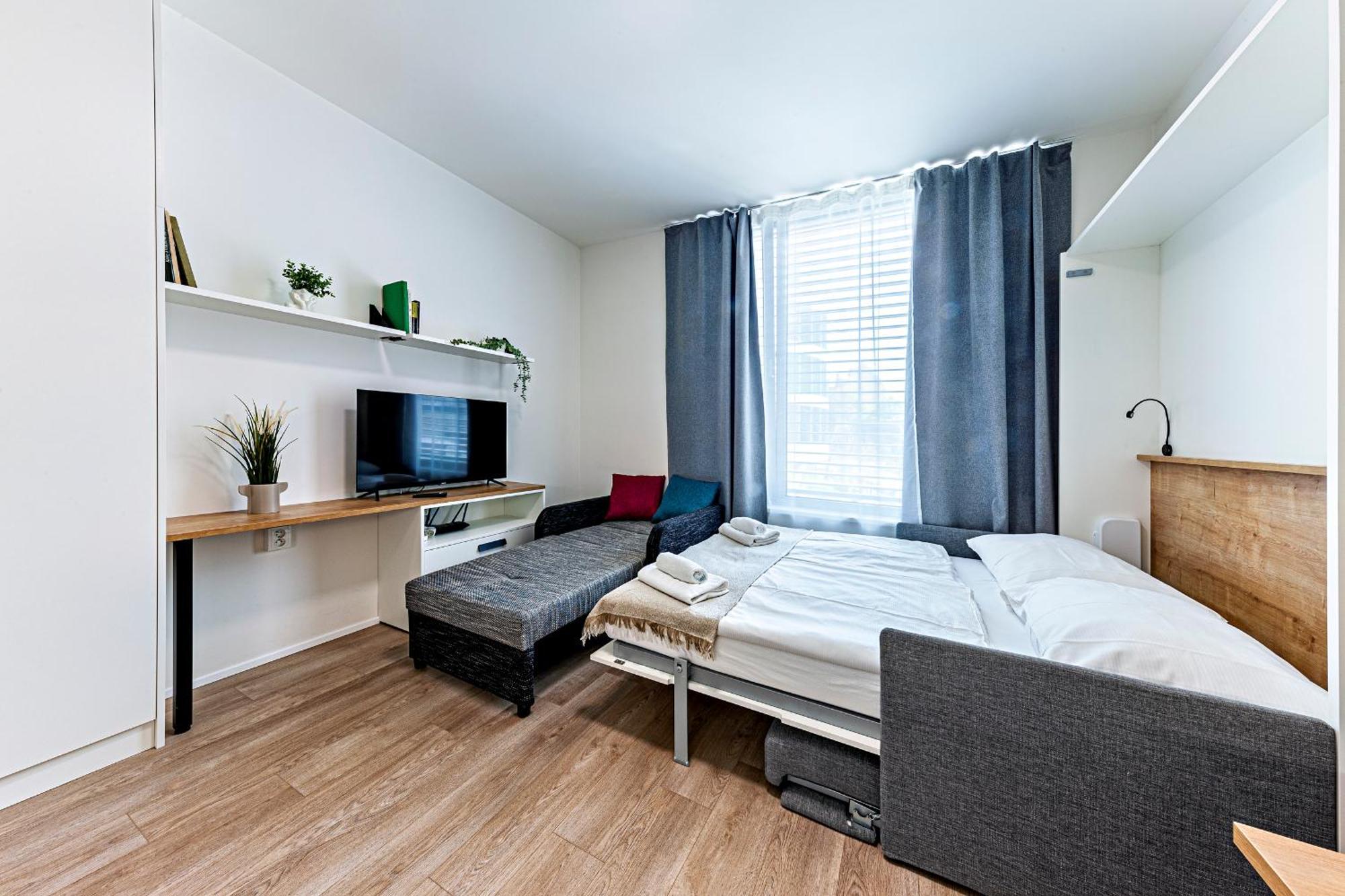 Kora Apartments Andel Prága Kültér fotó