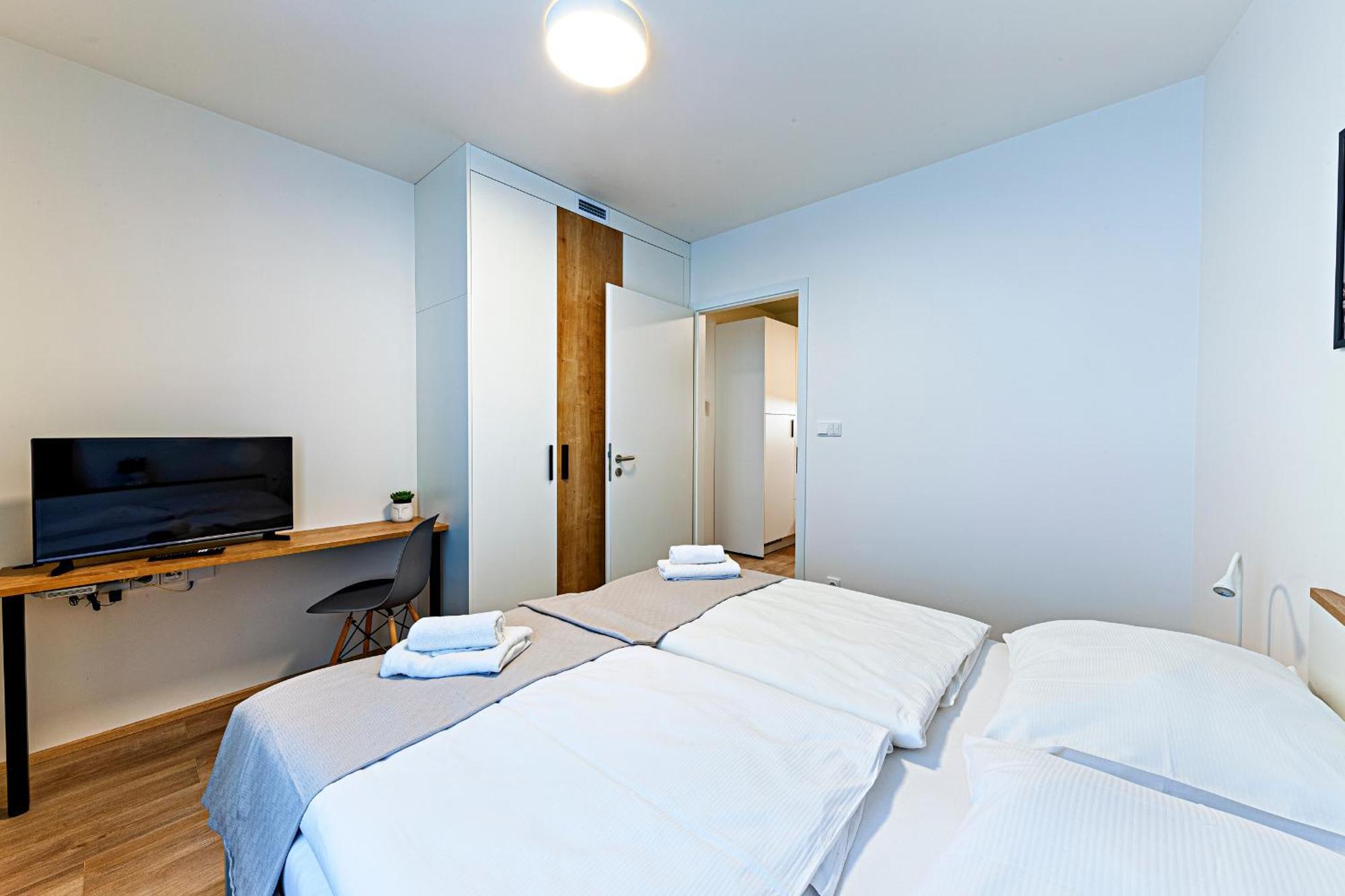Kora Apartments Andel Prága Kültér fotó