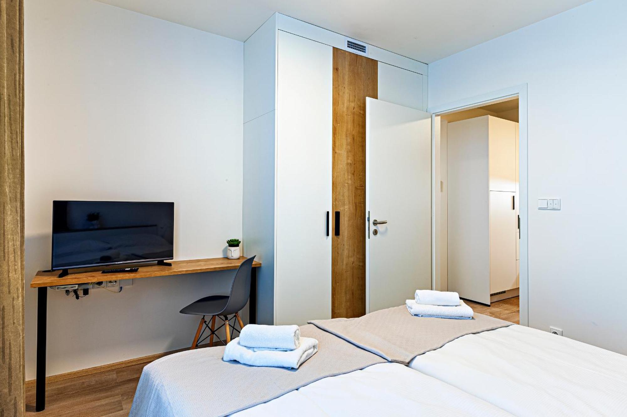 Kora Apartments Andel Prága Kültér fotó
