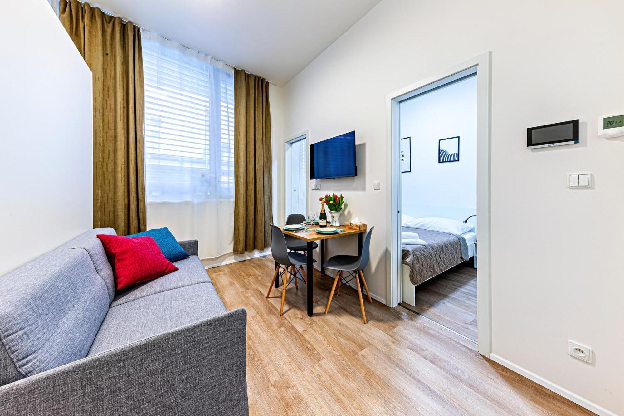 Kora Apartments Andel Prága Kültér fotó